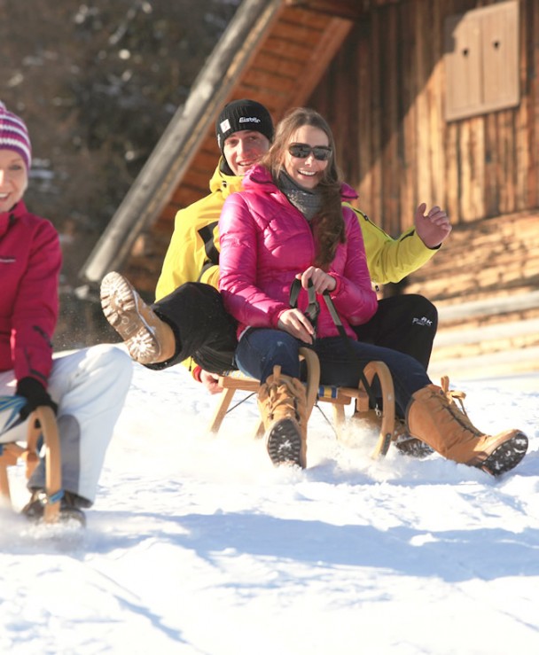 Rodelspaß © Ferienregion Salzburger Lungau