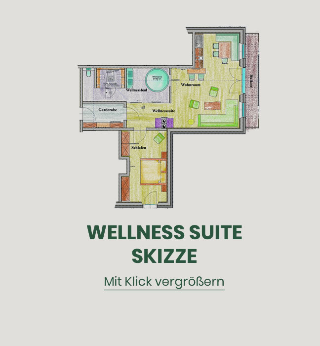 Wellness Suite Skizze