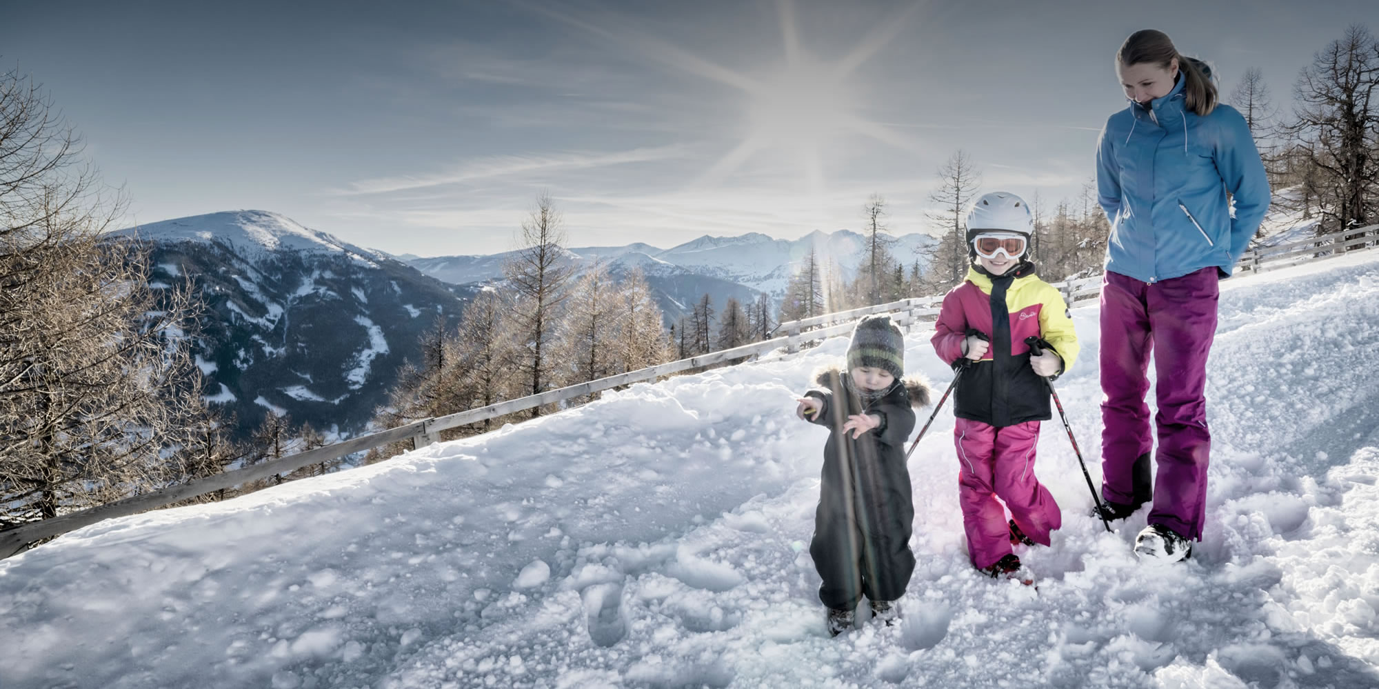 Ski- und Winterurlaub mit Kind in Österreich © Ferienregion Salzburger Lungau